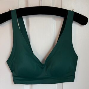 Victoria's Secret Deep V Seamless Wireless Bralette - Dark Forest Green